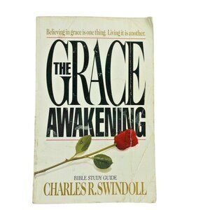 The Grace Awakening Christian Book Novel  by Charles R. Swindoll Vintage 1990 u